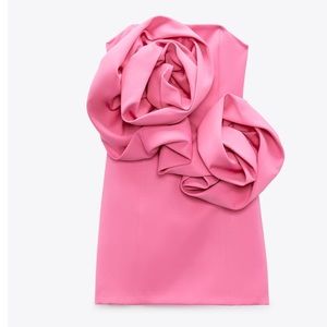 Zara voluminous flower dress